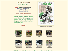 Tablet Screenshot of dianecrump.com